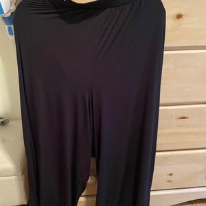 Black Lane Bryant pants, polyester and spandex
